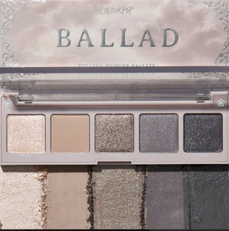 ColourPop - Ballad Gunmetal Eyeshadow Palette